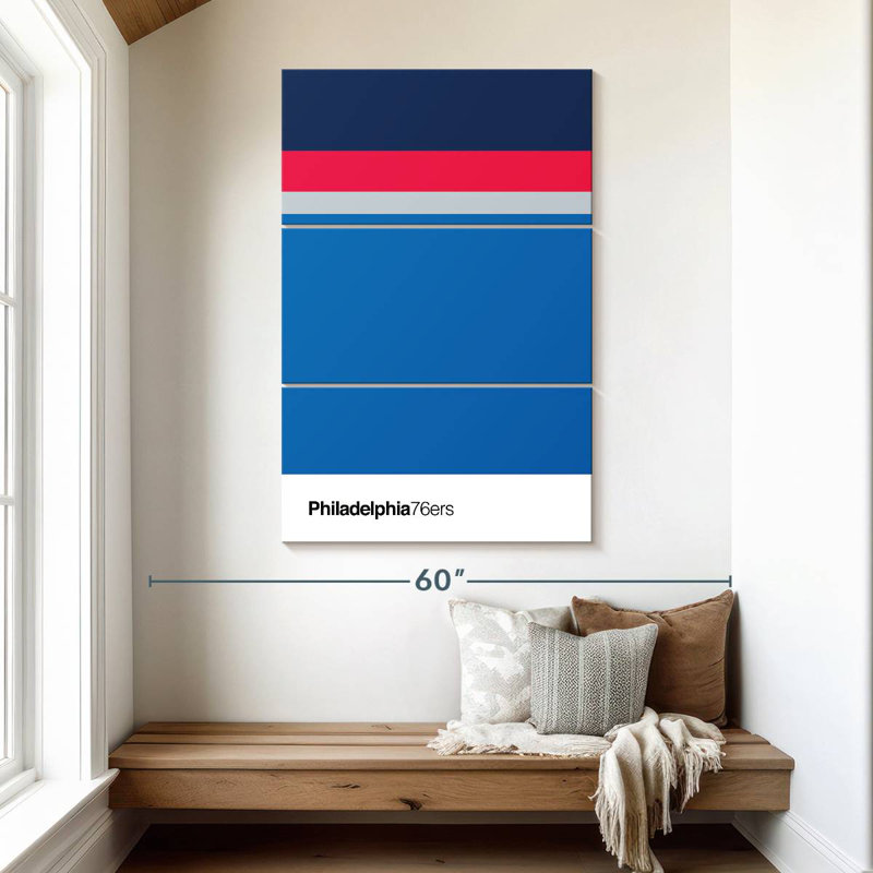Sirecs Philadelphia 76Ers, H 50 po x l 32 po