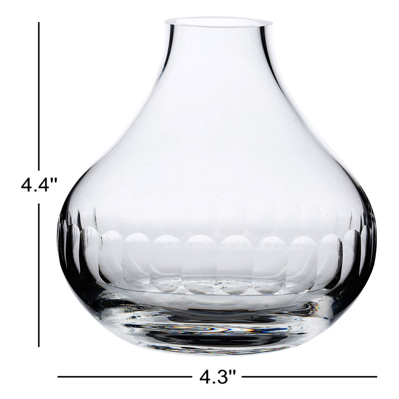 Handmade Lead Free Crystal Table Vase