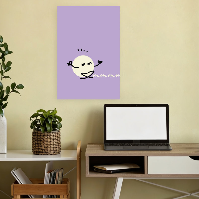 Mindful Meditation Moment Peaceful Serene Tranquil Wall Art Print by Annick - Wrapped Canvas Print, 45.72cm H x 30.48cm W