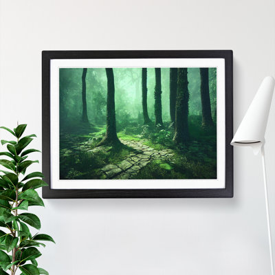 XH1022-8993X The Serene Forest - Single Picture Frame Print