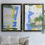 Toile encadrée de qualité supérieure Rorschach Rainbow I - prête à être accrochée-74646357-74646318