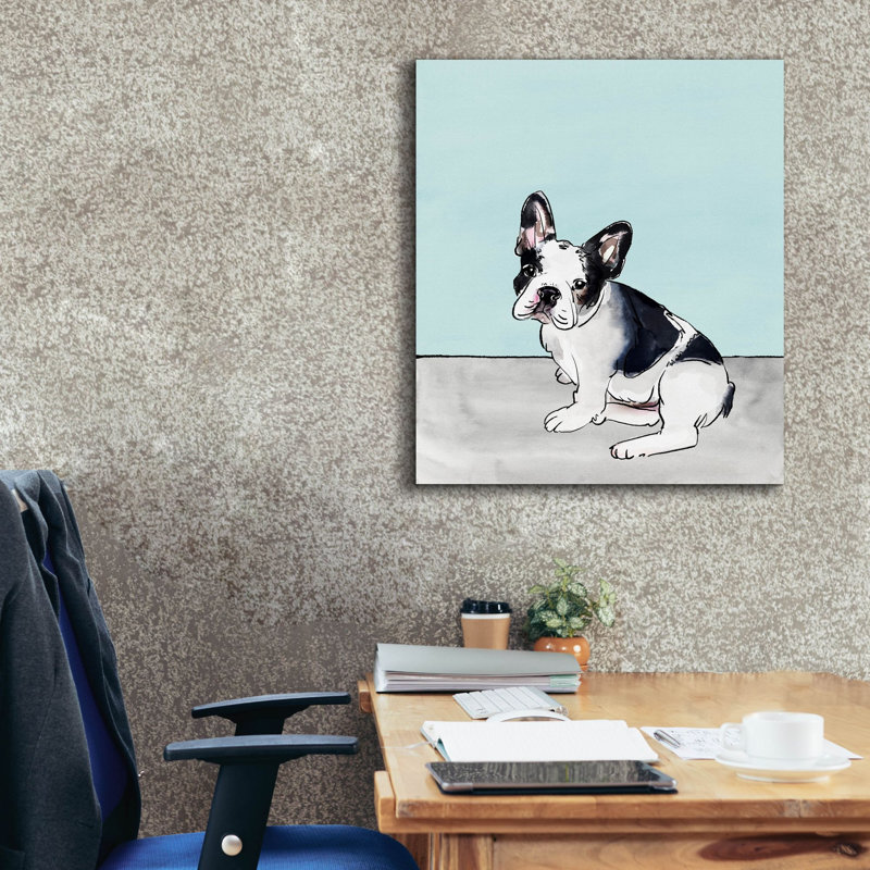  «Pet Portrait 3» par Annie Warren, art mural sur toile, 26 po x 30 po, H 30 po x l 26 po