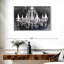 Lustre en cristal grunge sur toile-900466927