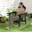 Devito All-Weather Resistant HDPE Plastic Oversize Adirondack Chair-1771610899
