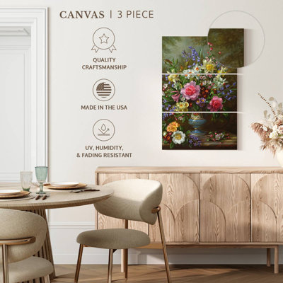 Harnek Bluebells, jonquilles, primevères et pivoines