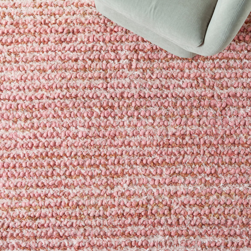 Tapis à poils longs tissé à la main Godsey, Rectangle 4 pi x 6 pi