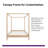?Elegant Canopy Bed Frame – 4-Poster Platform Bed with Slats, No Box Spring Needed?-1224907726-1224907723