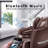 Faux Leather Heated Massage Chair-927119550