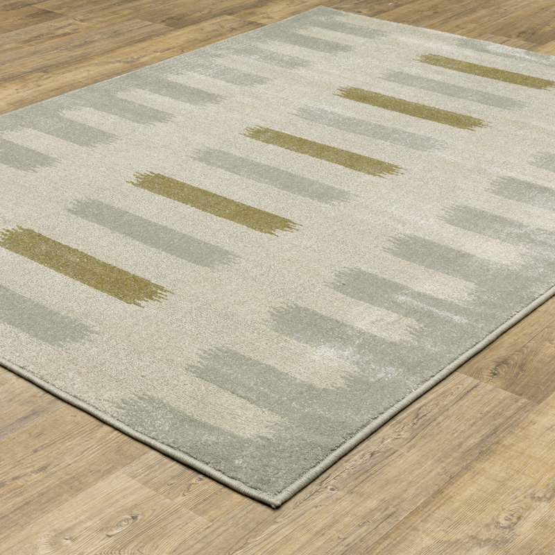 Aizlee Striped Indoor Rug, Rectangle 7'10" x 10'