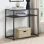 80cm Glass Top Console Table-121935548