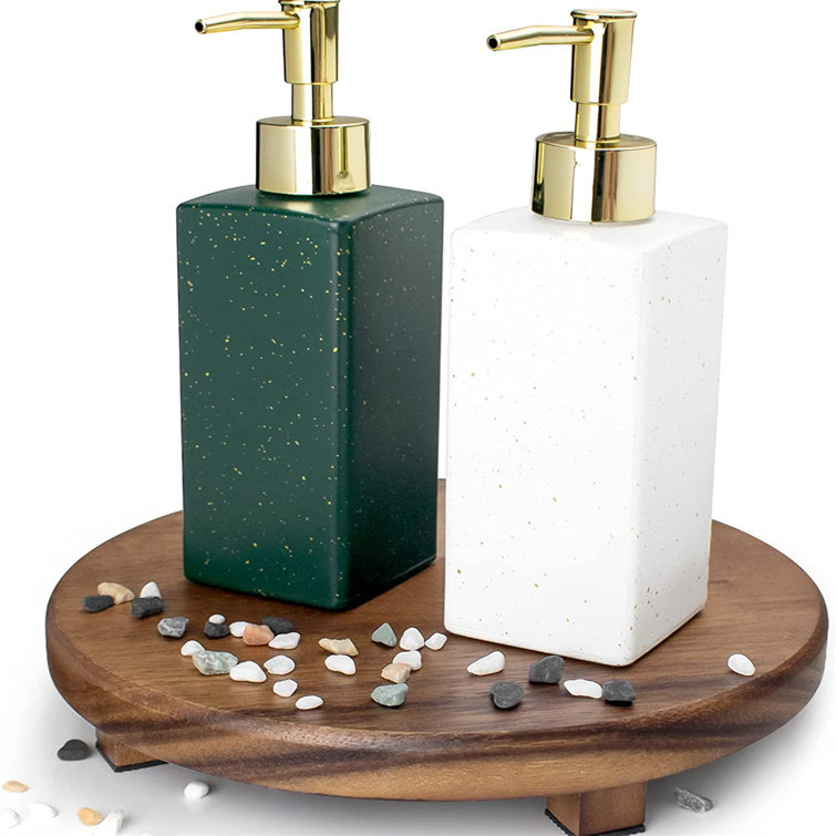 Farmhouse Chunky Riser Tray and Dish Soap and Hand Soap Dispensers