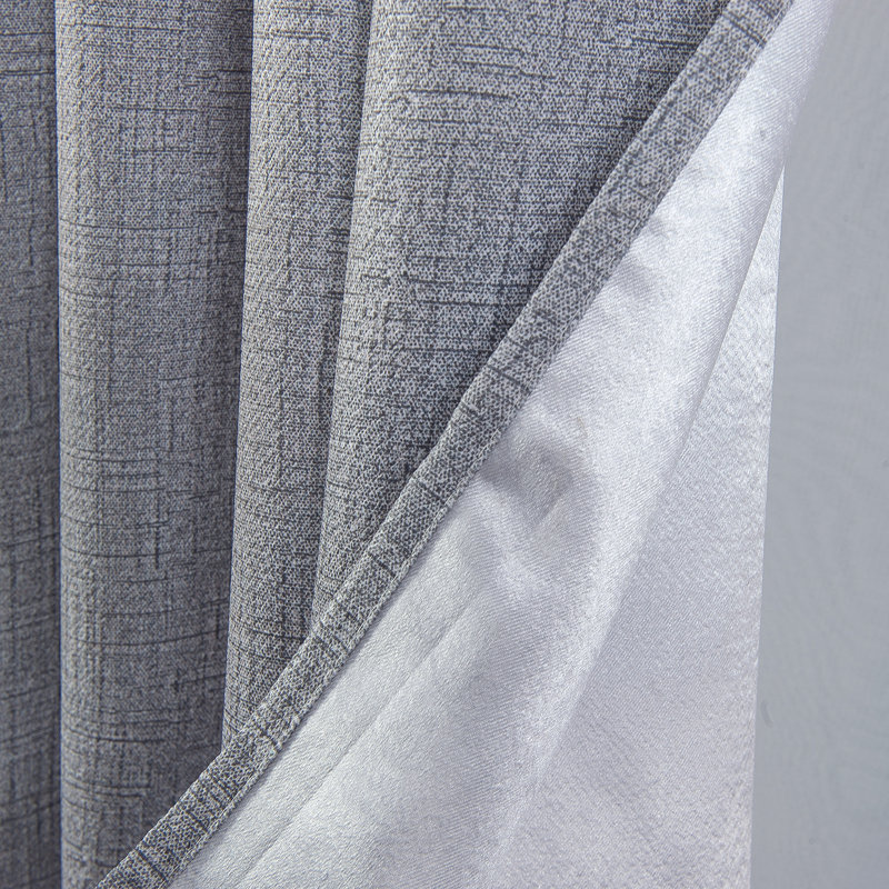 Missi Room Darkening Single Curtain Panel, Silver