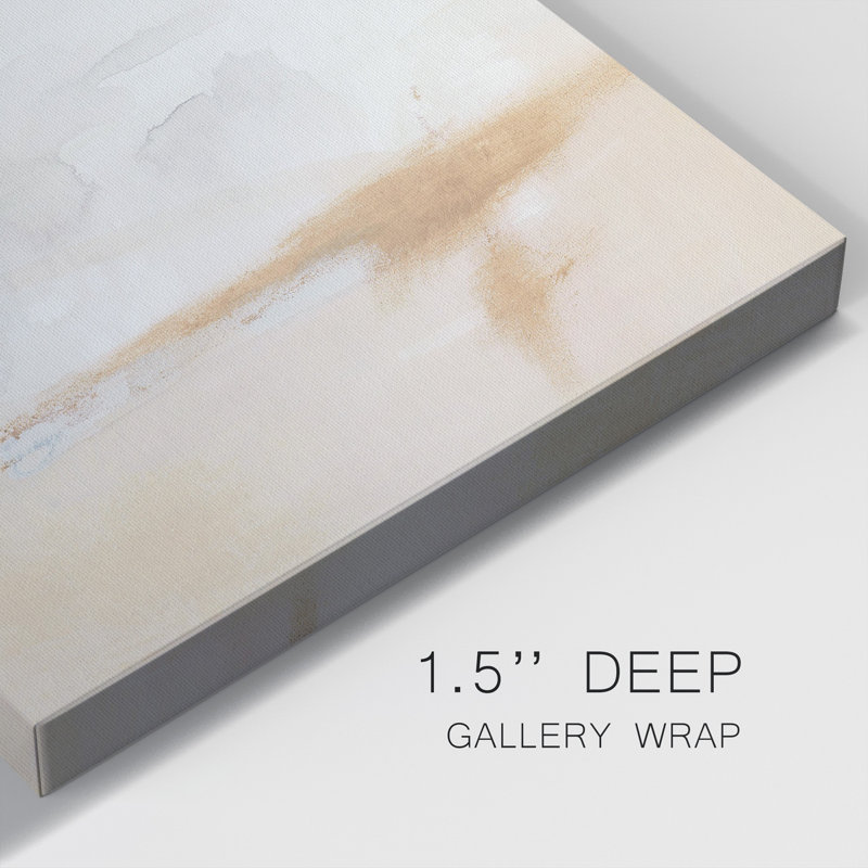 «Smudged Horizon I», reproduction encadrée de qualité supérieure - prête à être suspendue, H 10 po x l 10 po x P 1 po