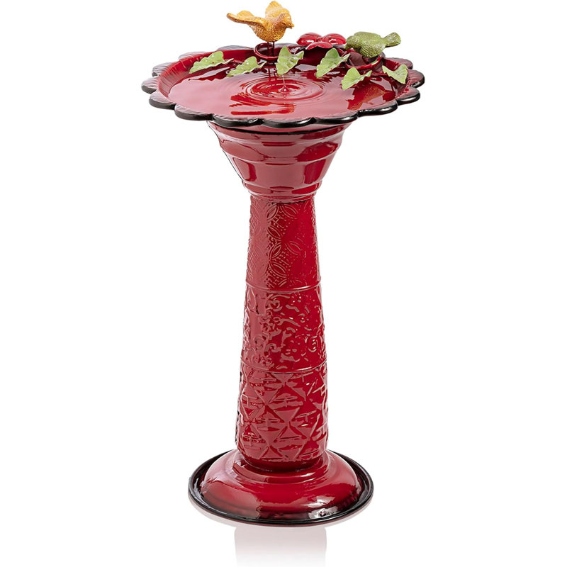 Denissa Metal Birdbath