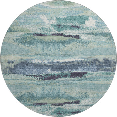 Premium Machine Washable Prisco Aloe Rug