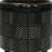 S/2 6/8" TEXTURED PLANTERS, SHINY BLACK
