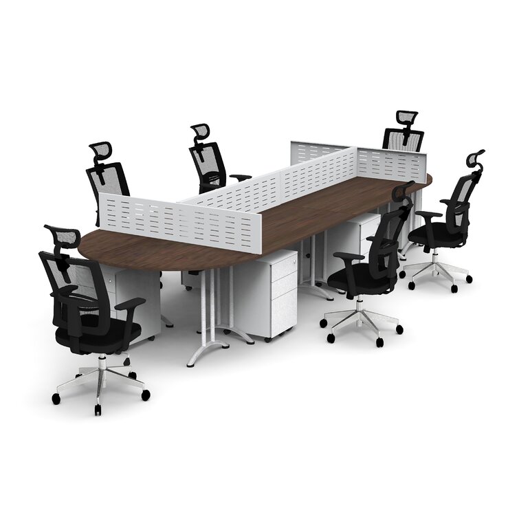 POWER Height-adjustable rectangular melamine meeting table By