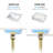 Bathroom Sink Pop Up Drain Stopper with 12" tailpiece, with Overflow-88893312