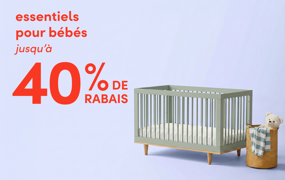 essentiels pour bébés en solde