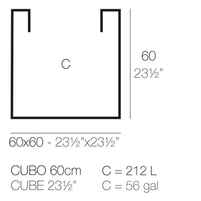 Cube - Resin Pot Planter - Basic