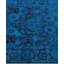 Overdyed Hand-Knotted Wool Modern-Contemporary Blue Area Rug 3' 2" x 5' 0"