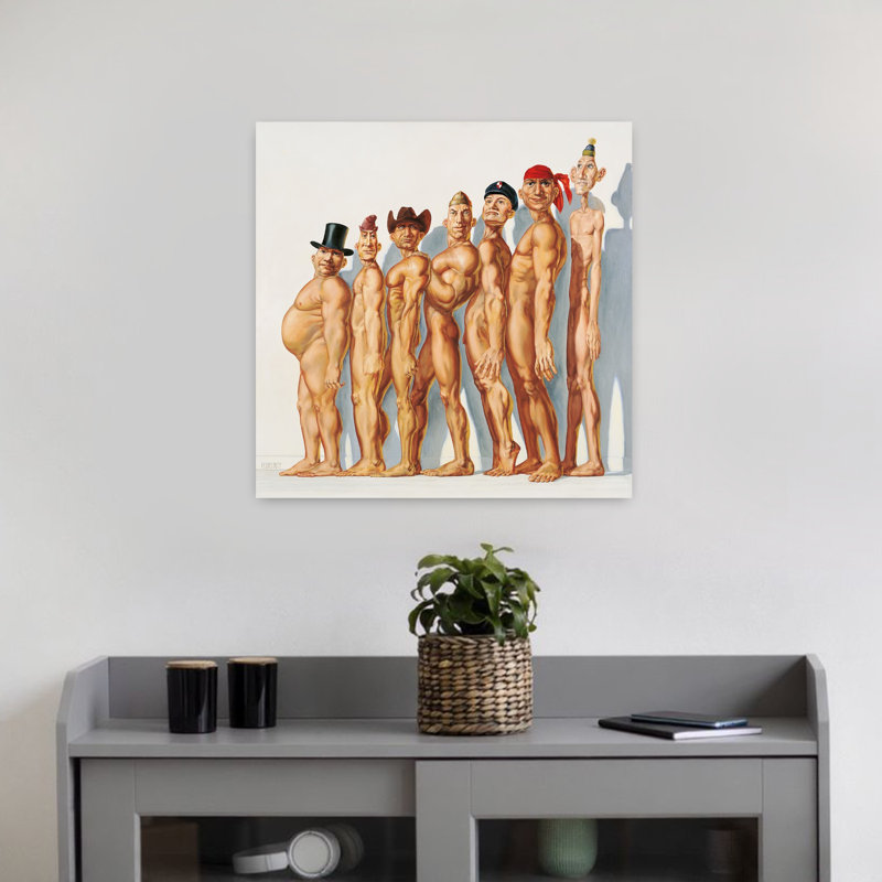 Art contemporain, art contemporain surréel, H 18 po x l 18 po