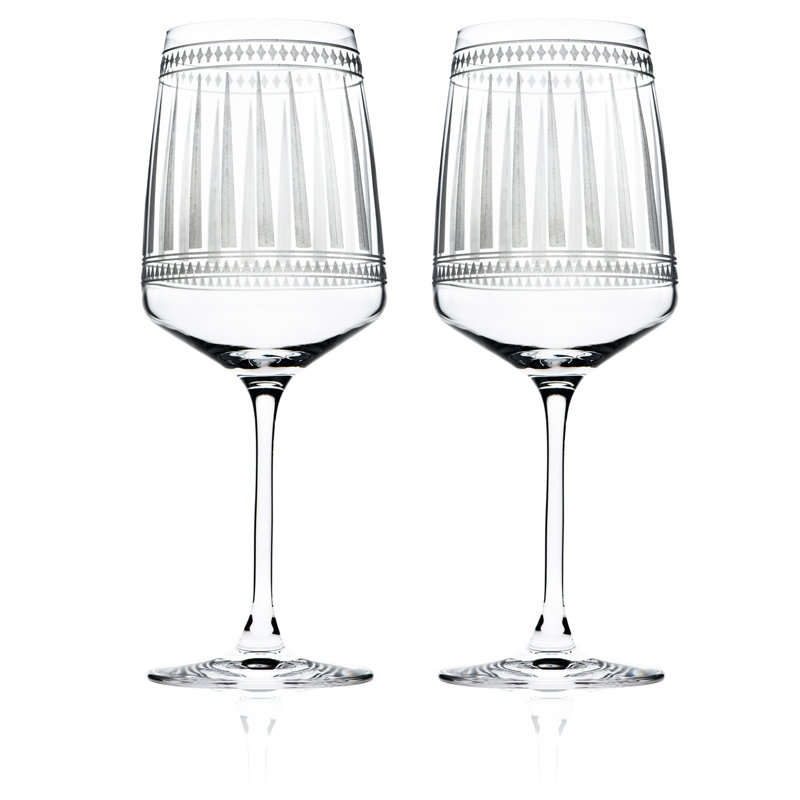 Marrakech Crystal Red Wine Glass