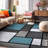 Carius Performance Floral Gray/Blue/Black/White Area Rug – Modern Floral Design, Living Room, Bedroom, Dining Room, Durable & Easy to Clean Carpet-270990901