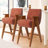 Kyajah Upholstered Counter Stool with Arms-1326382101