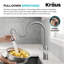 Robinet de cuisine à poignée simple KRAUS Oletto-90791048