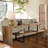 Abdulbaki 88.6''  Open Console Table With Two Separate Engineered Wood Shelve