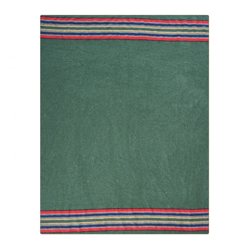 Blanket, Green Striped