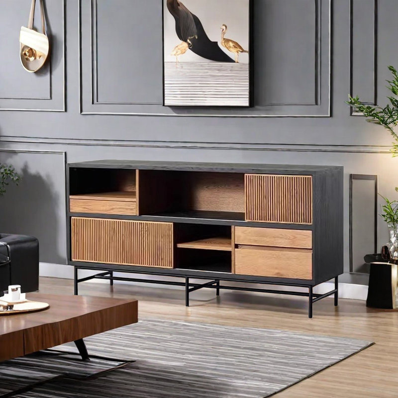 Armoire d'appoint Design Simple and Novel, H 31,5 po x l 63,1 po x P 17,7 po