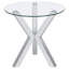 Table de bout en verre trempé Simmonds