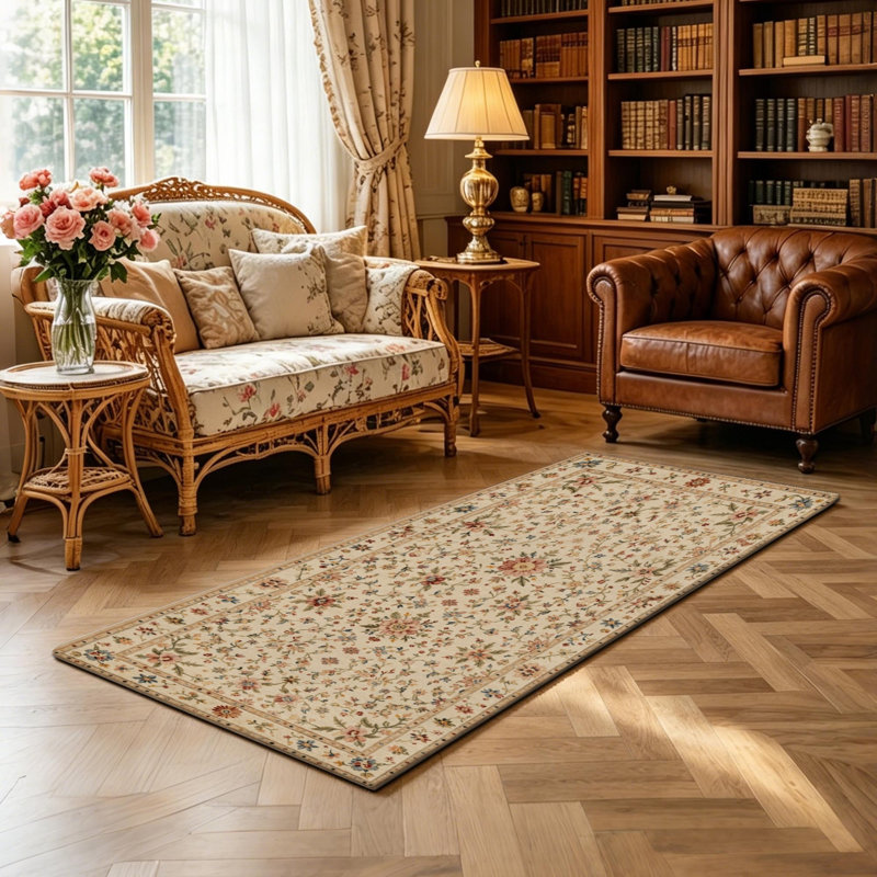 Tapis de couloir de cuisine rétro Vintage