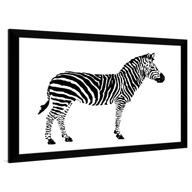 «Cheetah», impression, H 21,5 po x l 27,5 po x P 0,75 po, Cadre noir