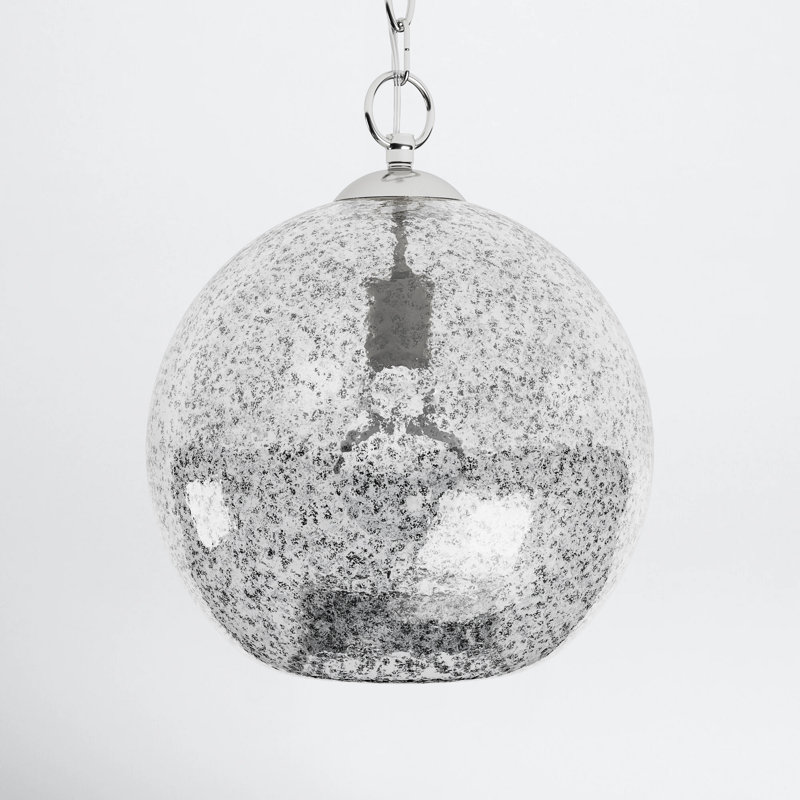 Chicago 1 - Light Single Pendant, Brushed Nickel