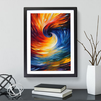 Ocean Wave Abstract No.5 - Framed Print