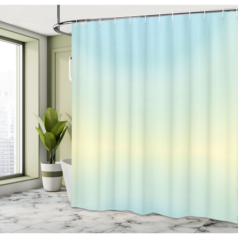 Ensemble de rideau de douche + crochets, H 70 po x l 69 po