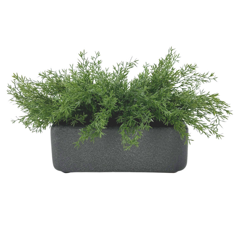 Asperge en céramique rectangulaire noir sablonneux, Noir sableux