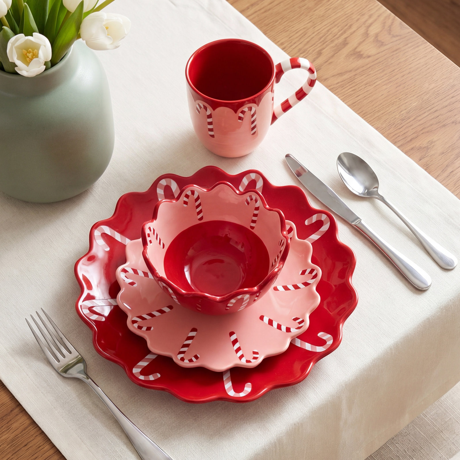Christmas in the Village Collection Dinnerware Set