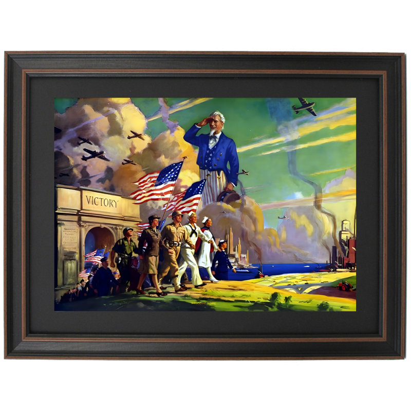 Our Heroes Return By Henry Hintermeister, 19" H x 24" W