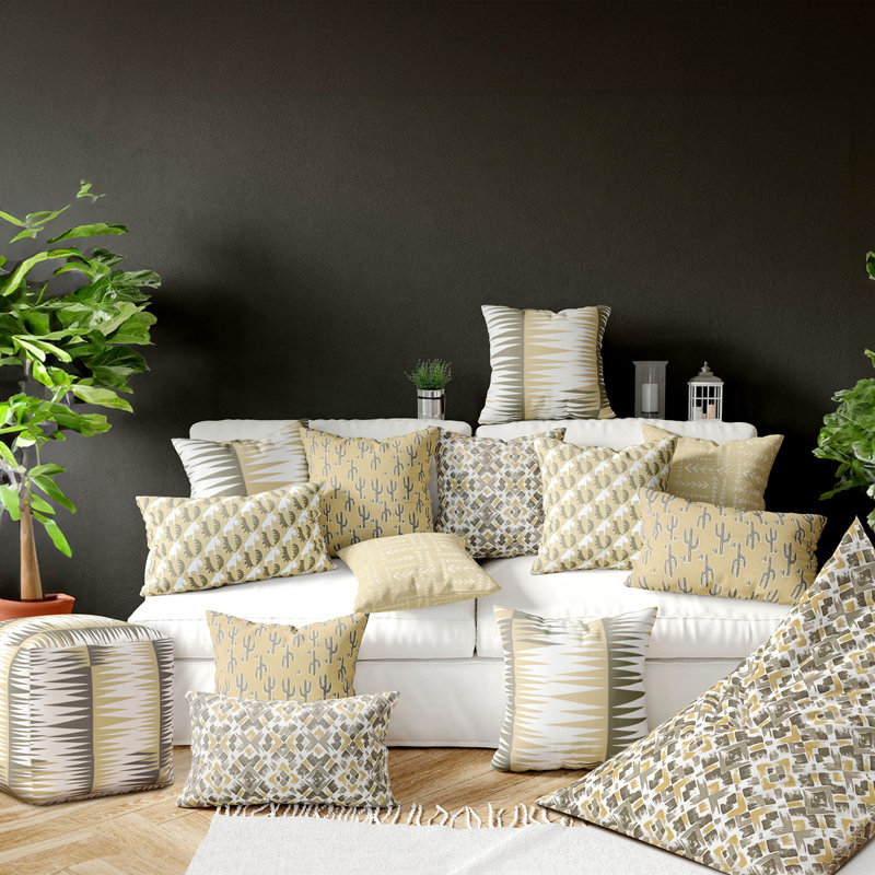 Fauteuil à billes confortable et durable pour la détente et le style, Coton ikat multicolore