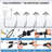 Low Voltage Metal Landscape Lighting Kit with Photocell Transformer, 3000K Warm White, IP66 Waterproof, Timer Modes, 5W LED Path Lights-125564181