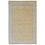 Wool Oriental Area Rug in Ivory