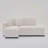 Wool Left Facing Sectional Sofa With Chaise-1541108971-1541108973
