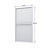 Purple Leaf Fixed Aluminum Shutter Wall For Louvered Pergola, White-102048476