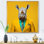 Suited Up Rhino In Yellow I - Rhinoceros Animal Wall Art