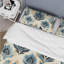 Ensemble de housse de couette bleu et beige Artisan Ikat Heritage-370438683