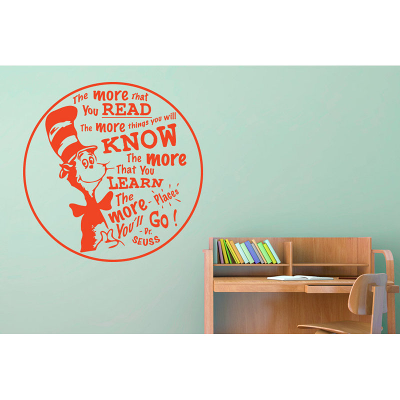 Non-Wall Damaging Wall Decal, Orange